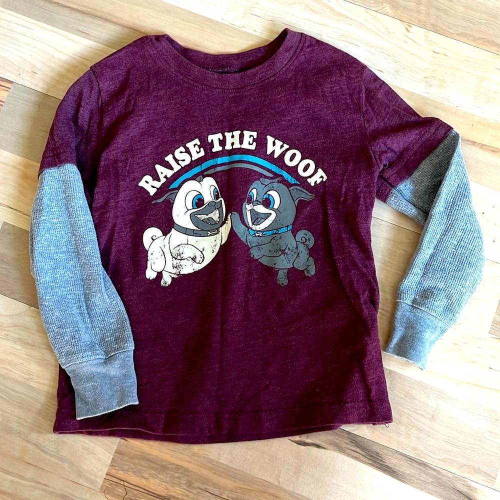 DISNEY PUPPY DOG PALS 4T long sleeve shirt